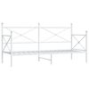 vidaXL Ł&oacute;żko dzienne bez materaca białe 90x190 cm stalowe