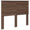 vidaXL Zagł&oacute;wek Brązowy dąb 120 cm Materiał drewnopochodny