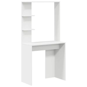 vidaXL Biurko Biały Drewno inżynieryjne 78,5 x 37 x 154,5 cm