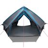 vidaXL Namiot Teepee z dachem Niebieski i szary 490 x 410 x 210 cm