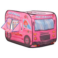 vidaXL Namiot do zabawy dla dzieci, różowy, 70x112x70 cm