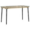 vidaXL St&oacute;ł Ogrodowy Naturalny 80 x 40 x 45 cm polirattan