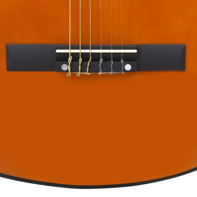 vidaXL 12-częściowy zestaw do nauki gry na gitarze klasycznej 4/4, 39"