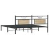 vidaXL Rama ł&oacute;żka bez materaca Sonoma Oak 183x213 cm Drewno klejone