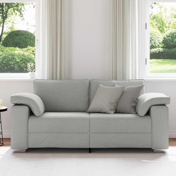 vidaXL Sofa Szary chmur 180 x 80 x 82 cm tkanina