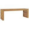 vidaXL Stolik kawowy, 110x35x38 cm, lite drewno tekowe