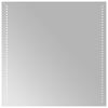 vidaXL Lustro łazienkowe z LED, 60x60 cm