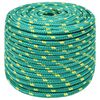 vidaXL Wielofunkcyjna lina gospodarcza 14 mm 100 m zielony PP