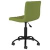 vidaXL Obrotowe krzesła stołowe, 4 szt., jasnozielone, obite aksamitem