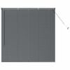 vidaXL Żaluzje weneckie ciemnoszary 130 x 130 cm Aluminium
