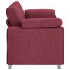 vidaXL Sofa Czerwone wino 180 x 77 x 82 cm tkanina