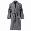 vidaXL Szlafrok unisex z frotte, 100% bawełna, antracytowy, rozmiar S