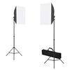 vidaXL Zestaw studyjny z lampami, tłami i blendami
