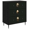 vidaXL Komoda z szufladami BREMEN Wz&oacute;r magnolii 66 x 36,5 x 76 cm