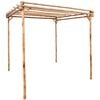 vidaXL Pergola bambusowa, 170x170x220 cm