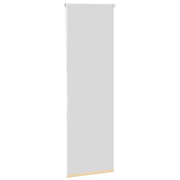 vidaXL Roleta zaciemniająca beżowa 45x150 cm Szerokość tkaniny 40,7 cm