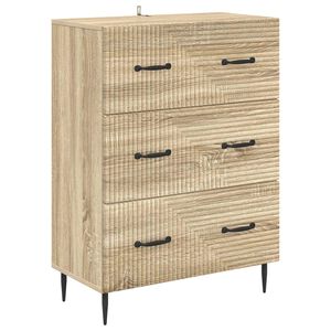 vidaXL Szafka z Szufladami dąb Sonoma 66 x 34,5 x 89,5 cm