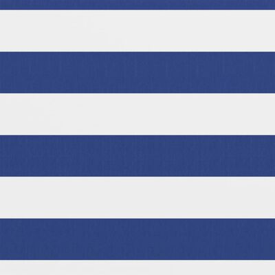 vidaXL Parawan balkonowy, biało-niebieski, 75x300 cm, tkanina Oxford