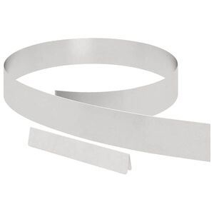 vidaXL Krawężnik do trawnika 450 x 10 cm Stal nierdzewna Srebrny