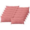 vidaXL Poszewka na poduszkę 12 pcs HEERLEN r&oacute;żowy 40 x 80 cm Welur