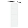 vidaXL Drzwi przesuwne ORKDAL 83 x 232 cm Lite drewno sosnowe Biały