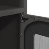 vidaXL Szafka nocna Czarna 36x39x78 cm Stal walcowana na zimno