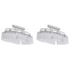 vidaXL Lampa sufitowa z kloszami elipsoidalnymi, 2 szt., E14
