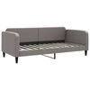 vidaXL Sofa rozsuwana z szufladami, taupe, 90x200 cm, tkanina