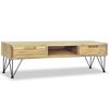 vidaXL Szafka pod telewizor, 120 x 35 x 35 cm, lite drewno tekowe