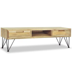 vidaXL Szafka pod telewizor, 120 x 35 x 35 cm, lite drewno tekowe