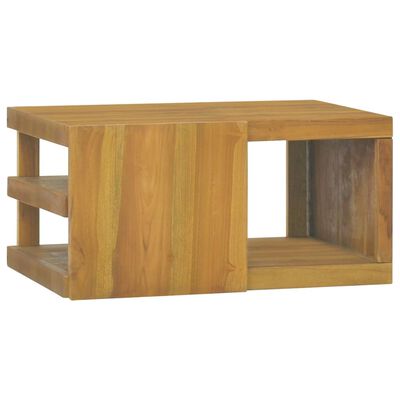 vidaXL Ścienna szafka łazienkowa, 60x45x30 cm, lite drewno tekowe