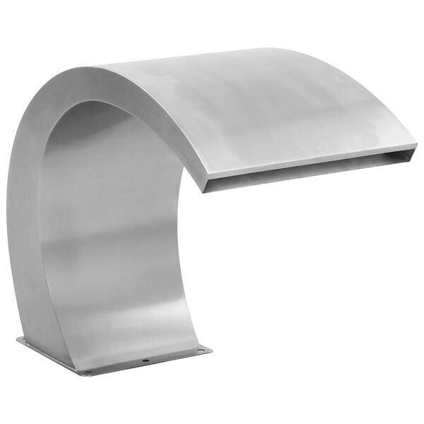 vidaXL Fontanna do basenu z LED, stal nierdzewna, 30x60x45 cm