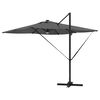 vidaXL Parasol Roma Antracyt 286 x 285 x 270 cm Aluminium i Poliester