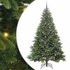 vidaXL Sztuczna choinka z 300 diodami LED Zielony 180 cm PE i PVC