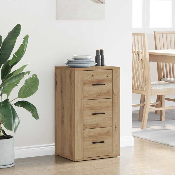 vidaXL Bufet Dąb rzemieślniczy 40 x 33 x 70 cm Materiał drewnopochodny