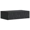 vidaXL Stolik boczny montowany na ścianie Czarny 87,5 x 34,5 x 17 cm