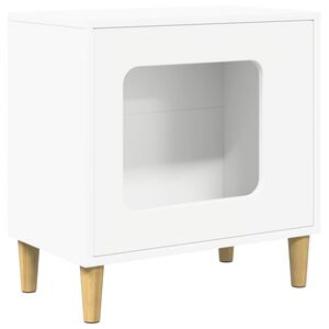vidaXL Koty Dom Biały 51 x 30 x 52 cm Drewno inżynieryjne