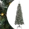 vidaXL Sztuczna choinka zielony 210 cm PVC, plastik i stal