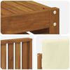 vidaXL Zestawy sof 6 pcs Naturalny i Kremowy Lite Drewno Akacji