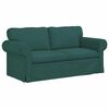 vidaXL Sofa 2 pcs Ciemna zieleń 175 x 82 x 80 cm tkanina