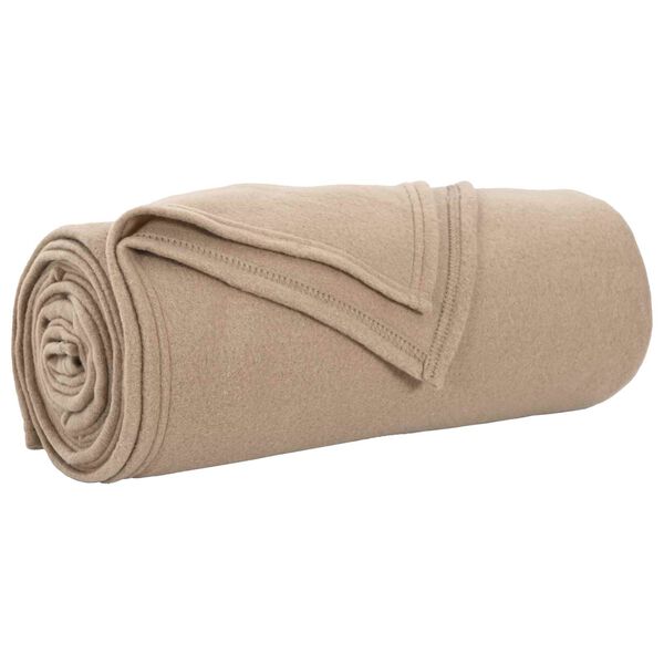 vidaXL Koce narzutowe 6 pcs Camel 240 x 220 cm Polar