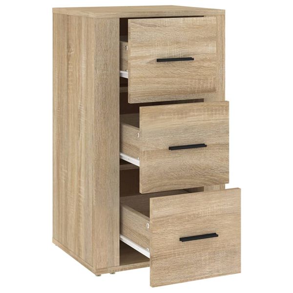 vidaXL Szafka, dąb sonoma, 40x33x70 cm, materiał drewnopochodny