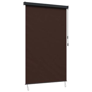 vidaXL Roleta brązowy 140 x 250 cm Materiał i Aluminium