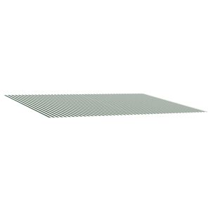 vidaXL Materiał zapasowy do markizy Zielony i Biały 600 &times; 300 cm