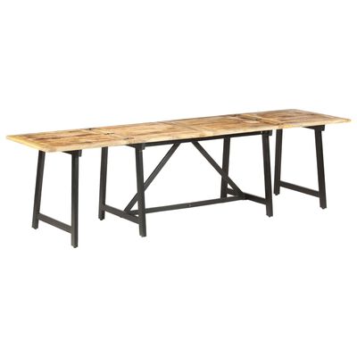 vidaXL Rozkładany stół do jadalni, 280x80x75 cm, lite drewno mango