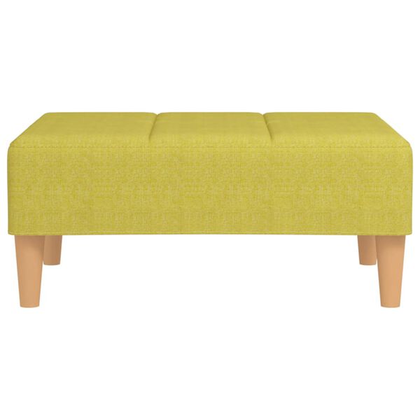 vidaXL Podn&oacute;żek, zielony, 78x56x32 cm, tapicerowany tkaniną