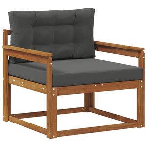 vidaXL Środkowa sofa ogrodowa naturalny