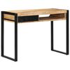 vidaXL Biurko 100x50x75 cm lite drewno surowe mango