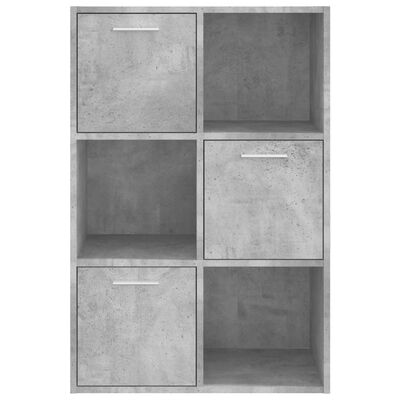 vidaXL Szafka, betonowa szarość 60x29,5x90 cm, materiał drewnopochodny