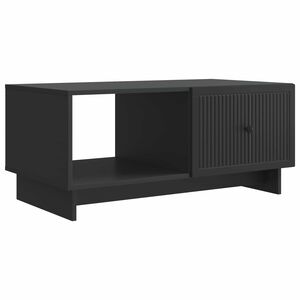 vidaXL Stolik kawowy Czarny 90 x 50 x 40 cm Drewno inżynieryjne